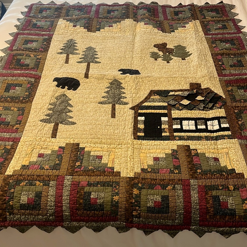 Donna Sharp quilt 60x50 inches